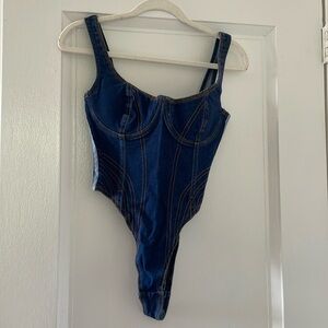 Ivy Park denim bodysuit